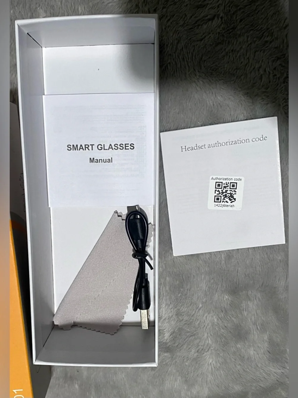 Glasses Wireless Headset Bluetooth Model F-01 NIB